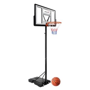 Basketbal hoepelset met standaard wit staal Hauki