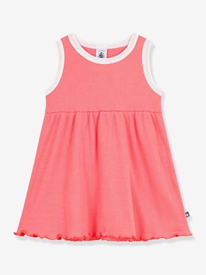 Jurk baby zonder mouwen abrikoos