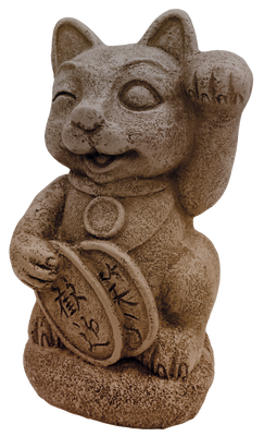Superfish Zen Deco Fortune Cat - Harmonieus Aziatische Stijl Hars Aquariumdecoratie
