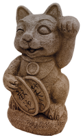 Superfish Zen Deco Fortune Cat - Harmonieus Aziatische Stijl Hars Aquariumdecoratie