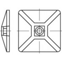 TOOLCRAFT Bevestigingssokkel TO-5454867 100 stuk(s) - thumbnail