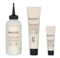 Phyto Phytocolor Permanent Color 6.3 Blond Foncé Doré Haarverf 112 ml Phyto Phytocolor Permanent Color 6.3 Blond Foncé Doré Haarverf 112 ml