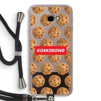 Koekerond: Samsung Galaxy J4 Plus Transparant Hoesje met koord