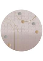 Moooi Carpets - Swell Rose Quarts - 250 rond Vloerkleed