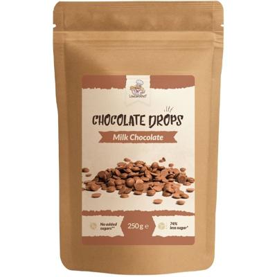 Lowcarbchef Mini Chocolade Druppels Melk (250 gr)