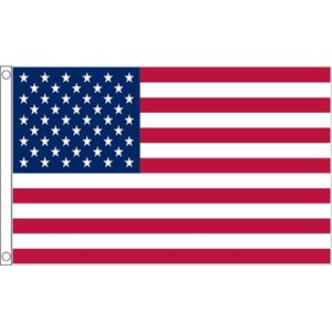 Klein formaat supporters landen vlag Amerika/USA - 60 x 90 cm - Landen feestartikelen - polyester