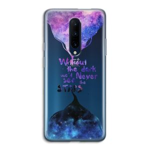 Stars quote: OnePlus 7 Pro Transparant Hoesje