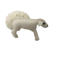 Papoose Toys Papoose Toys Sheep with removable coat/6