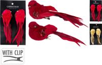 Vogel op clip 14 cm set2 2ass II Nampook - Nampook