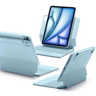 iPad Air 11" (M4) 2026 Rebound Magnetic Keyboard Case 360 - US Layout-Blue