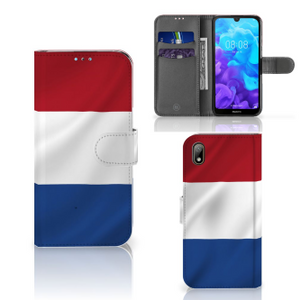 Huawei Y5 (2019) Bookstyle Case Nederlandse Vlag