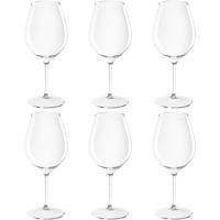 Santex onbreekbaar wijnglas - 8x - transparant - Trittan kunststof - 510 ml - camping - outdoor