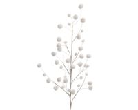 Sneeuwspray pes l2b55h10 cm wit kerst - Decoris