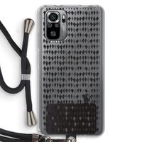 Crazy shapes: Xiaomi Redmi Note 10S Transparant Hoesje met koord