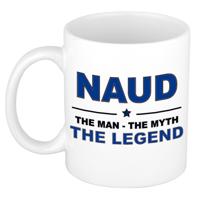 Naud cadeau mok - man myth legend - naam koffiemok - 300 ml - collega - vaderdag