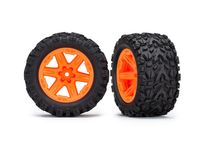 Traxxas Tires & wheels Talon (Orange), assembled, glued (TSM) (TRX-6774A) - thumbnail