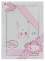 Interbaby lakenset wieg 110 x 82 cm katoen - thumbnail