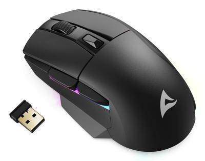 Sharkoon SGM50W muis Gamen Rechtshandig RF Wireless + USB Type-A Optisch 6400 DPI