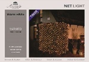 Netverlichting 180 lampjes warm wit Net Light - Coenbakker