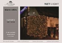Netverlichting 180 lampjes warm wit Net Light - Coenbakker