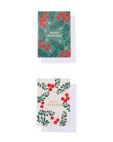 HEMA Kerstkaarten 14.4x10.4cm - 10 stuks