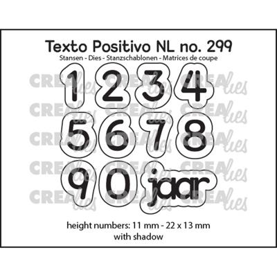 Crealies • texto positivo snijmallen 1,2,3 jaar