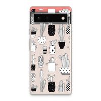 Cactusmotief: Google Pixel 6 Transparant Hoesje