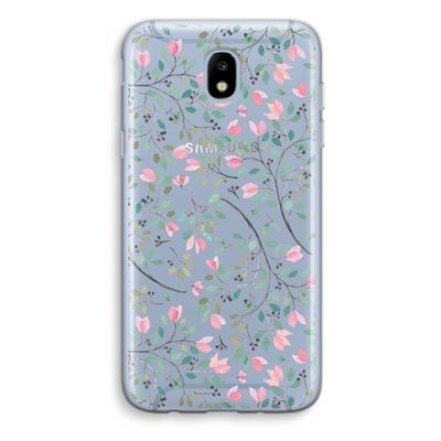Sierlijke bloemen: Samsung Galaxy J5 (2017) Transparant Hoesje