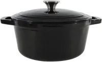Braadpan Ø 24 cm zwart gietijzer 4,5 liter