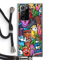 Vexx Mixtape: Samsung Galaxy Note 20 Ultra / Note 20 Ultra 5G Transparant Hoesje met koord