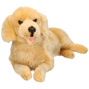 CarlDick Pluche Knuffeldier - Golden Retriever hond - premium kwaliteit knuffels - 42 cm