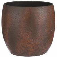 Mica Decorations plantenpot - roest|terracotta bruin - H12 x D14 cm