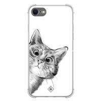 iPhone SE (2020/2022) / 8 / 7 shockproof hoesje - Kat kiekeboe