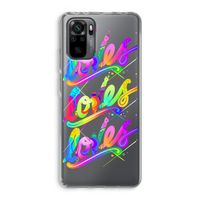 Loves: Xiaomi Redmi Note 10 Pro Transparant Hoesje