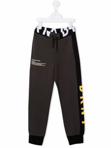 Dkny Kids pantalon de jogging à logo - Gris