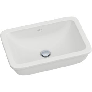 Villeroy & Boch Loop en Friends onderbouwwastafel 54x34.5cm zonder overloop zonder kraangat wit 61630101