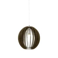 Eglo Landelijke hanglamp Cossano 30cm donkerbruin 94635