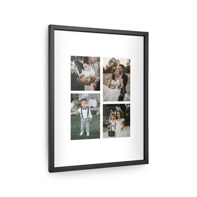 Zwarte lijst met gepersonaliseerde fotoafdruk - 30x40