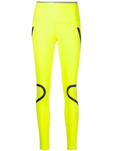 adidas by Stella McCartney legging à bandes contrastantes - Jaune