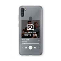 Music Player: Samsung Galaxy A11 Transparant Hoesje Music Player: Samsung Galaxy A11 Transparant Hoesje