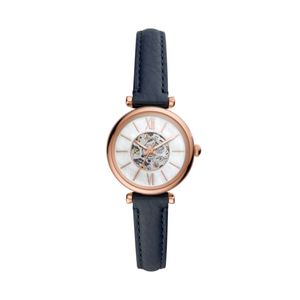 Horlogeband Fossil ME3213 Leder Blauw 12mm