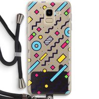 8-bit N°8: Samsung Galaxy J6 (2018) Transparant Hoesje met koord