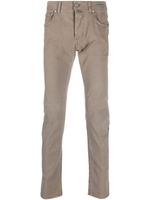 Jacob Cohën pantalon droit à fini texturé - Gris