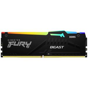 Kingston FURY Beast RGB Werkgeheugenmodule voor PC DDR5 16 GB 1 x 16 GB Non-ECC 4800 MHz 288-pins DIMM CL38 KF548C38BBA-16