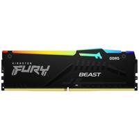 Kingston FURY Beast RGB Werkgeheugenmodule voor PC DDR5 16 GB 1 x 16 GB Non-ECC 4800 MHz 288-pins DIMM CL38 KF548C38BBA-16 - thumbnail