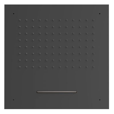 Hoofddouche Tres Plafond met Waterval 50x50 cm Mat Zwart Tres
