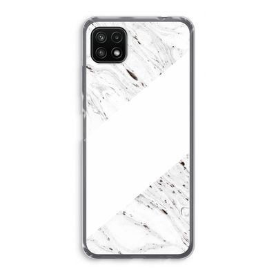 Biggest stripe: Samsung Galaxy A22 5G Transparant Hoesje