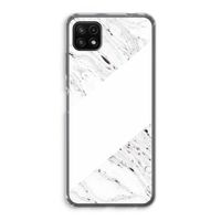 Biggest stripe: Samsung Galaxy A22 5G Transparant Hoesje