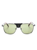 Moncler Eyewear lunettes de soleil Gatiion à monture navigateur - Noir