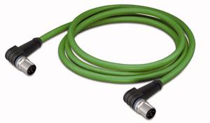 WAGO WAGO GmbH & Co. KG 756-1204/060-200 ETHERNET-/PROFINET-kabel, hoekig Inhoud: 1 stuk(s)